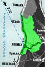 Карта Холмского района