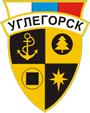 Значок с проектом герба города, выпущенный во времена России